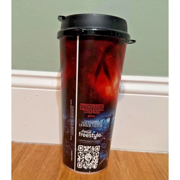 Universal Halloween Horror Nights Stranger Things Freestyle Cup w/ Lid 2019 HHN - Picture 6 of 8
